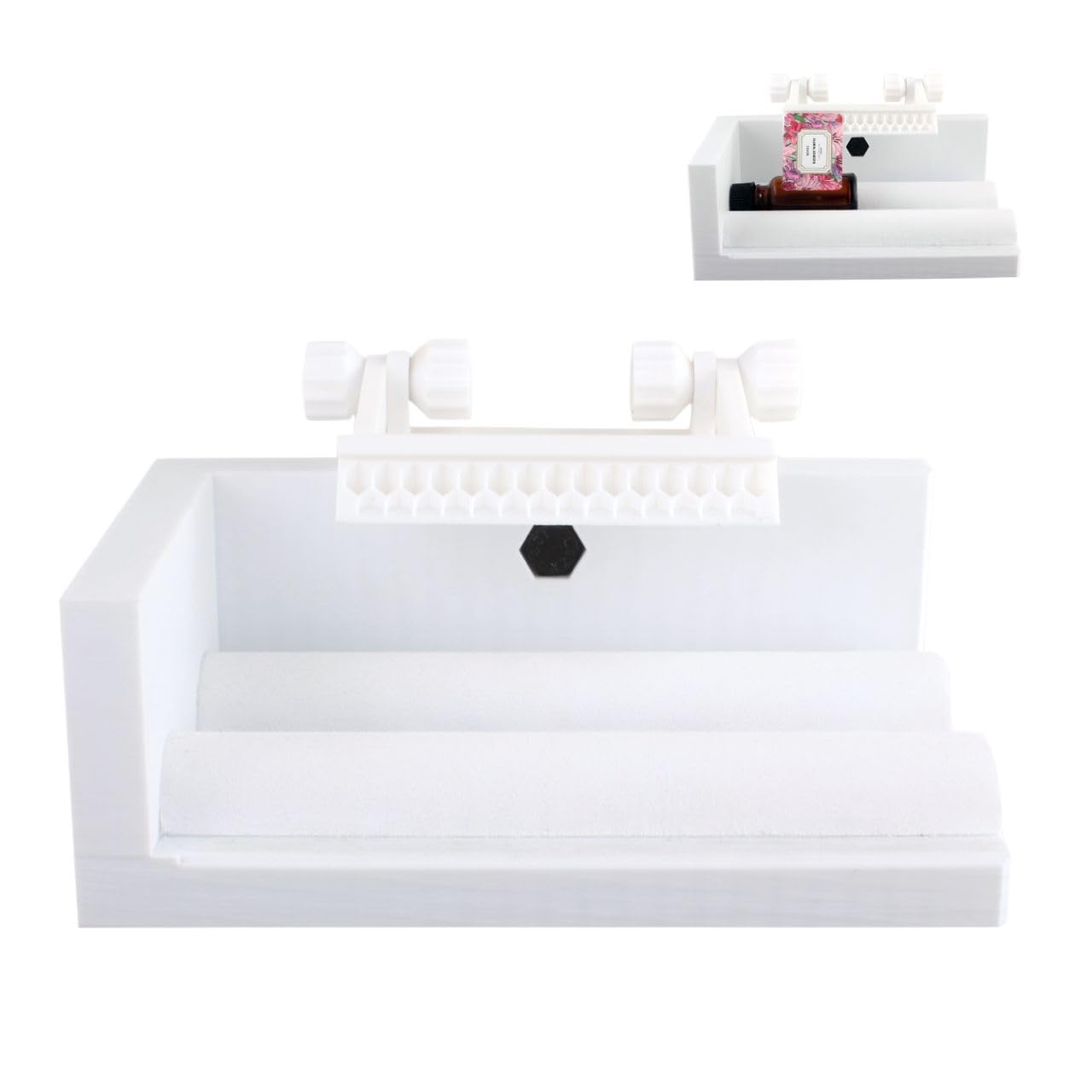 Manual Label Applicator - Precision Labeler for Bottles and Jars, Ideal for Candles, Wine/Beer Containers, Beauty and Essential Oil Products,