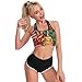 Women Girls Yoga Vest Racerback Comfort Fit Tops with Bralette Pads Removable Outfit for Gym Exercise, Christmas Bell