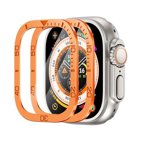 Protecteur d'écran Apple Watch Ultra 2 en titane et verre trempé