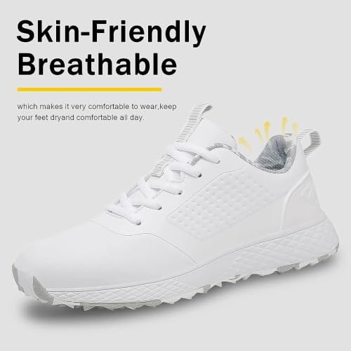 Image of ULTIANT Women Golf Shoes Spikeless Waterproof Golf Sport Sneakers Size5-10