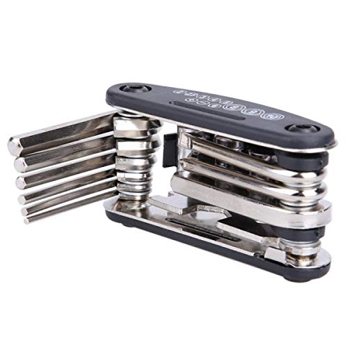 Antip-Tools Kit de réparation de vélo 16 en 1 - Clé hexagonale, tournevis Cover