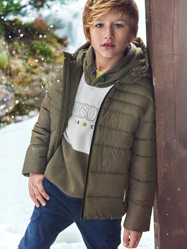 Mayoral Reflective coat for Boys Light Brown3