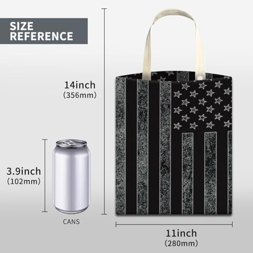 Image of Car Trash Can, Cute Car Trash Bag, Hanging Car Organizer and Storage Bag, Trash Bin for Car Accessories, Vehicle, Travelling, Camping Dark American Flag