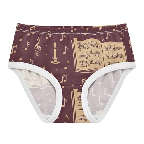 Girls' Panties Comfort Underwear for Kids Seamless Carols Pattern