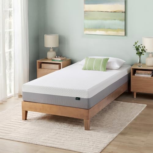 Image of Zinus 8 Inch Green Tea Essential Memory Foam Mattress [New Version], Twin, Fiberglass Free, Medium Feel, Breathable Airflow Memory Foam, Certified Safe Foams & Fabric, Mattress in A Box