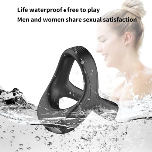 Anillo vibratorio para el pene de silicona para erecciones más fuertes y duraderas 5