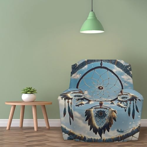 Housse de canapé motif attrape-rêves pour une décoration de salon bohème