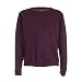 Hanes Women's V-Notch Pullover Fleece Sweatshirt (X-Large, Plum-Port)