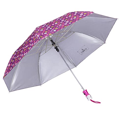 Image of THE CLOWNFISH Umbrella 2- Fold Auto Open Waterproof 190 T Polyester Double Coated Silver Lined Umbrellas For Men and Women