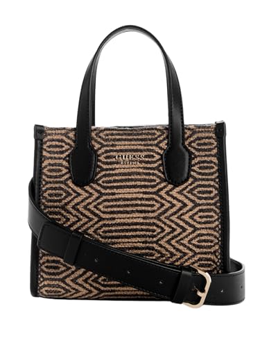 Sac bandoulière GUESS Silvana fini le désordre avec ses deux compartiments marron