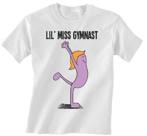 Lil Miss Gymnast - Girls Sporting Activity Organic Cotton T-Shirt
