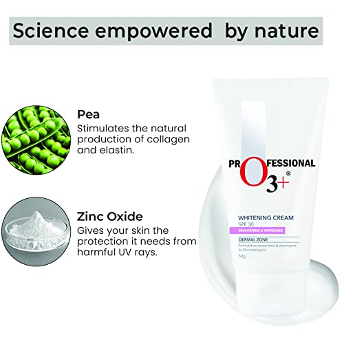O3+ Whitening Face Cream SPF 30 Sunscreen for Skin Brightening, UVA UVB & Sun Tan Protection, 50g - Image 5