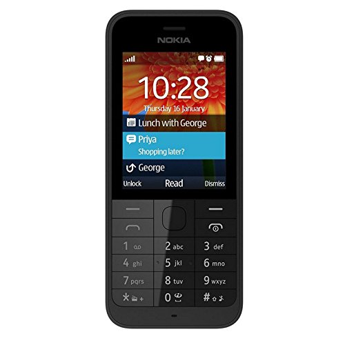 Nokia 220 Dual-SIM Schwarz EU [2,4" LCD-Display (6,1 cm