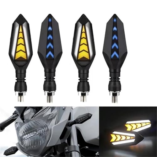 Feu arrière de moto clignotant double side flowing water arrow haute finition