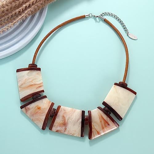 Bocar Necklace for Women, Chunky Statement Necklace, Choker Collar Necklace, Novelty Necklaces, Jewellery for Women Gifts (NK-10704)3