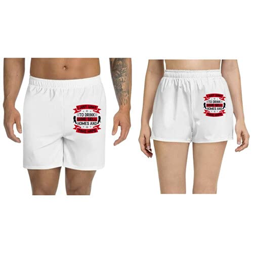 Unisex Regular fit 'Wine | I just Want to Drink Wine Sell Home and take naps' Polyester Shorts [Size S/28In to XL/40In]-image-44