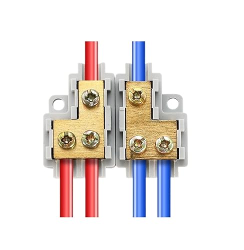 Bornier de Type T connecteur rapide de câblage 1-6 mm² pour dérivation de fil sans coupure x5
