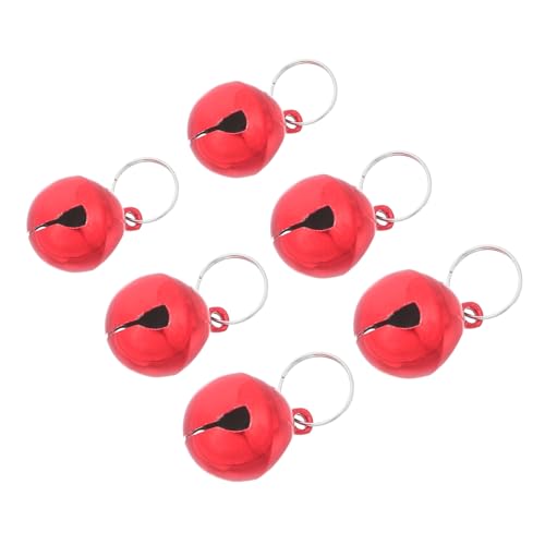 COLLBATH 6Pcs Pet Bells for Dogs Cats Durable Collar Decoration for Indoor Tracking Cute Shapes Easy to Attach for DIY Crafting Daily Use