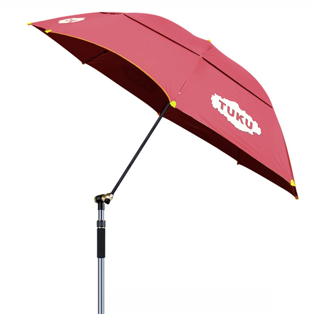MANG Paraguas De Pesca Antiviento Sombrilla Playa Protección UV Sombrillas Terraza Grandes 2.2m 2.4m Sombrilla Parasol para Pesca, Balcón, Camping