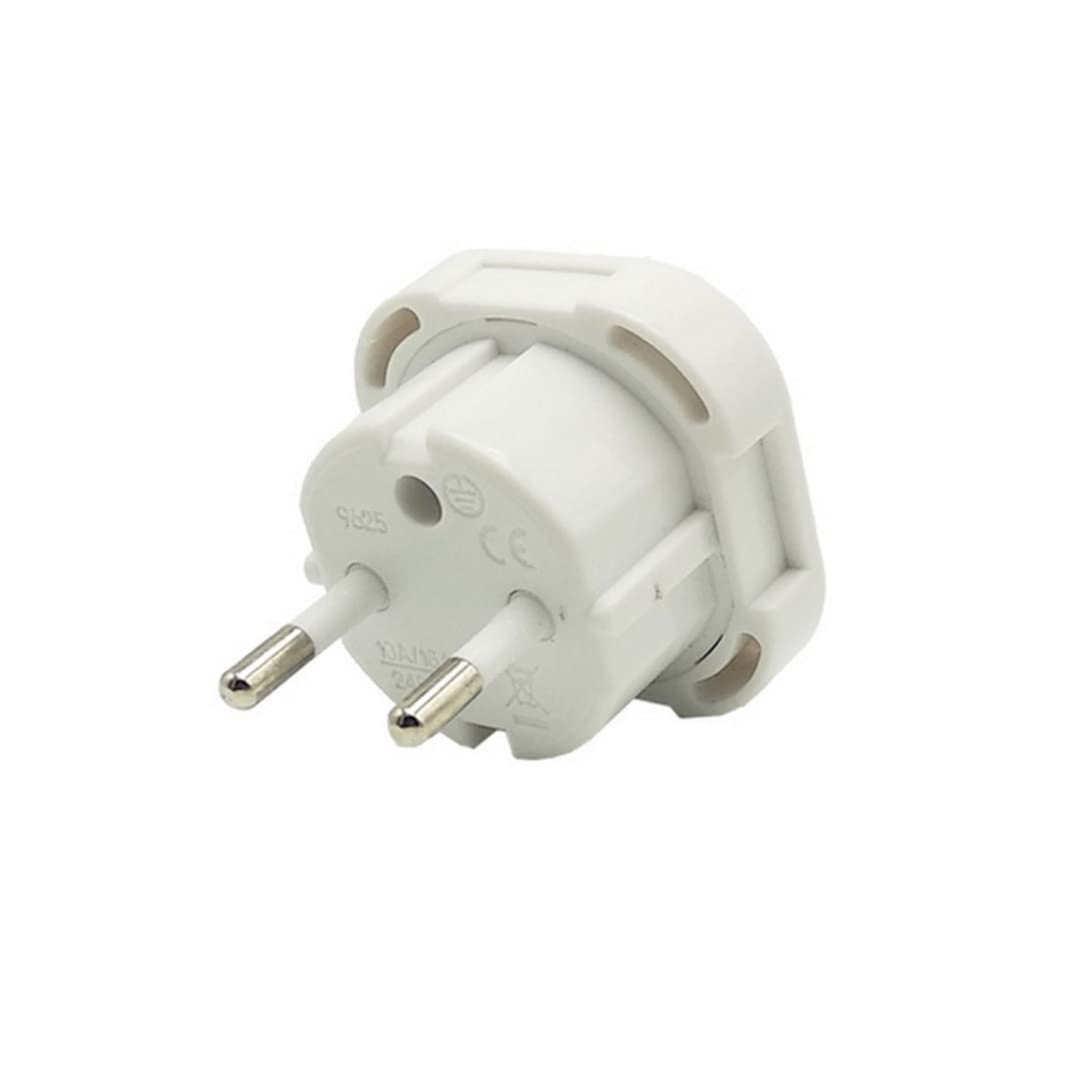 Adattatore Presa Inglese A Spina Italiana Adattatore Da Viaggio UK A Europa EU, Spina Britannica A 2 Pin Europeo, Modelli 3,5,10,15A - Electrovision Adattatore Prese Electrovision