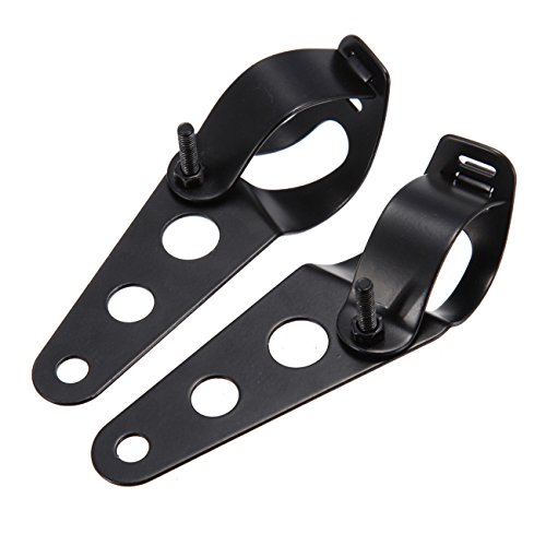 Samger 2pcs Support de phare moto universal 34mm-46mm