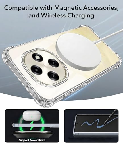 Image of Jkobi Shockproof Crystal-Clear Back Cover for Oppo F31 Pro (Magsafe Wireless Support | Drop & Camera Protection | Hard Polycarbonate)