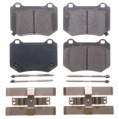 Image of PowerStop Rear Brake Pads for Subaru WRX 2024 | Subaru WRX STI 2018-21 - Z17 Ceramic Brake Pads with Installation Hardware, 17-2118