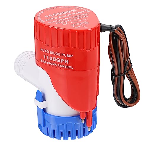 ifundom Submersible Bilge Water Pump Electric Boat Drainage Pump for Aquariums Fishing Boats Fountains and Durable Silent Operation Resistant
