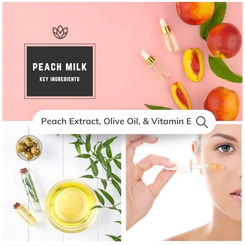 Image of Crystal Professional Peach Milk | Moisturiser | Moisturizer | Non Sticky | Long Lasting Hydration| 100Ml