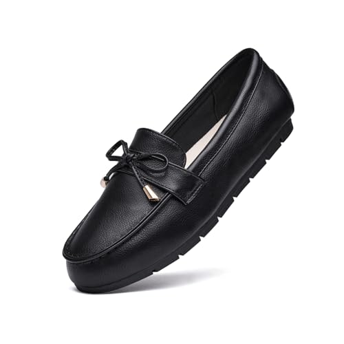 Image of Vespiero Loafers for Women Slip On Flats Comfortable Business Dressy Casual Non Slip Work Walking Office Loafers Shoes