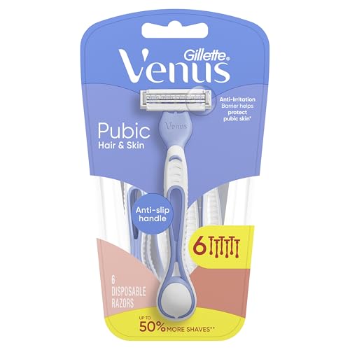 Gillette Venus Women's Disposable Razors for Pubic Hair and Skin, Bikini Razors for Women, 6ct - image 9