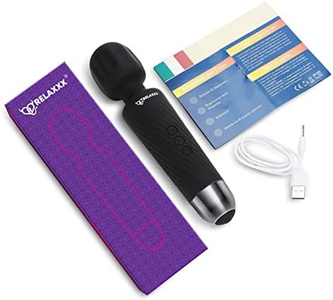 RELAXXX Vibrador Masajeador Eléctrica Recargable Massager ...