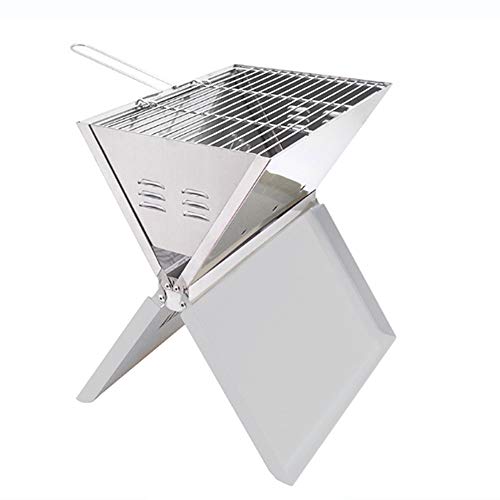Edelstahl Grill Faltgrill Mobiler Holzkohle-Grill Klappgrill Campinggrill Barbecue Klappgrill für Camping 36 x 25,5 x 4,5 cm Edelstahl Grill Faltgrill Mobiler Holzkohle-Grill Klappgrill Campinggrill Barbecue Klappgrill für Camping 36 x 25,5 x 4,5 cm