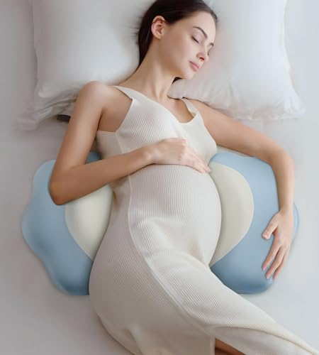 Image of Pregnancy Pillows for Sleeping, Memory Foam Maternity Pillow Support for Back Belly HIPS, Adjustable Travel Wedge Pillow for Pregnant Women, Side Sleeping Pregnant Pillows with Cooling Pillowcase