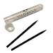 Paracord Fid, Lacing, Stitching Needles, 2 Black Stainless Steel Fids with Plastic Storage Case – For 550 Paracord or Leather – 3.5 in (9 cm) long with a dia. of 5 mm and a Screw Threaded Shaft
