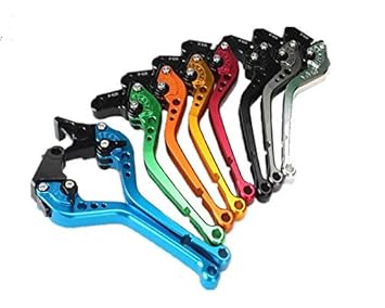 Open Throttle Racers Kawasaki Ninja 650/ Z650 2017 onwards/Vulcan S Compatible Long 6 Steps adjustable brake & Clutch levers Golden
