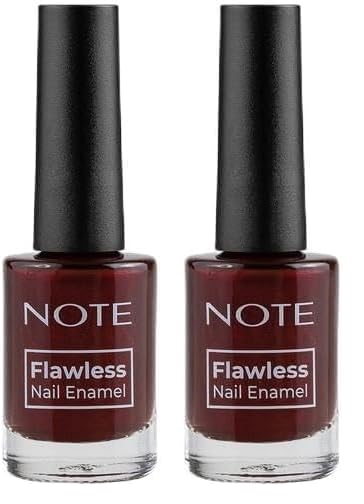 Note Nail Flawless Oje 104 Garnet, Kırmızı 2li paket