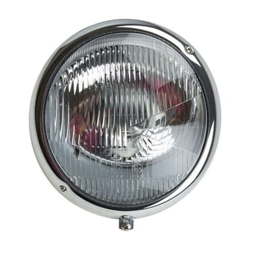 Chenglanhsjg Front Left or Right Headlight Assembly H15 / H7 / / W5W for VW for Beetle Deluxe 50-63 & Base 50-67