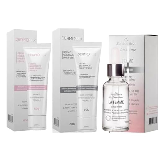 Sofisticatto, Sérum intimo Skintimate e Clareador E Hidratante Dermosex