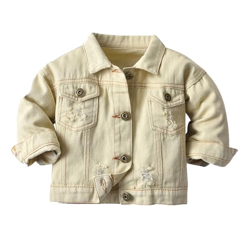 Manteau coupe-vent en denim pour tout-petits garçon fille veste chaude enfants
