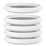 Twoyu 5Pack Non Skid Lazy Susan Turntable,Single Round Rotating Kitchen Spice Organizer for cabinets