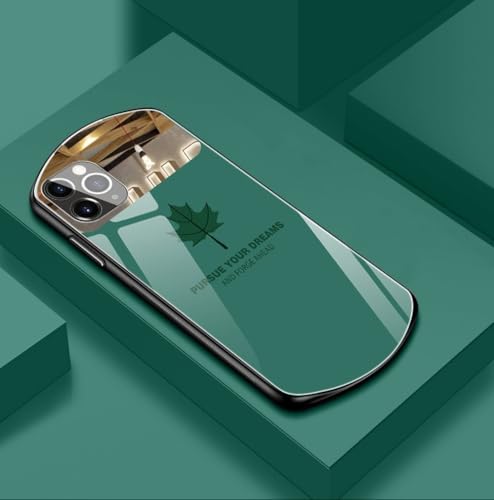 Coque silicone vert antichoc iPhone 14 et 15 pour éviter les rayures avec style miroir