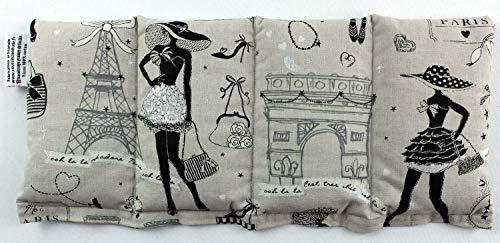 BOUILLOTTE SECHE ZENITUDE GARNISSAGE 100% GRAINE DE LIN BIO - Z PARIS ARGENT