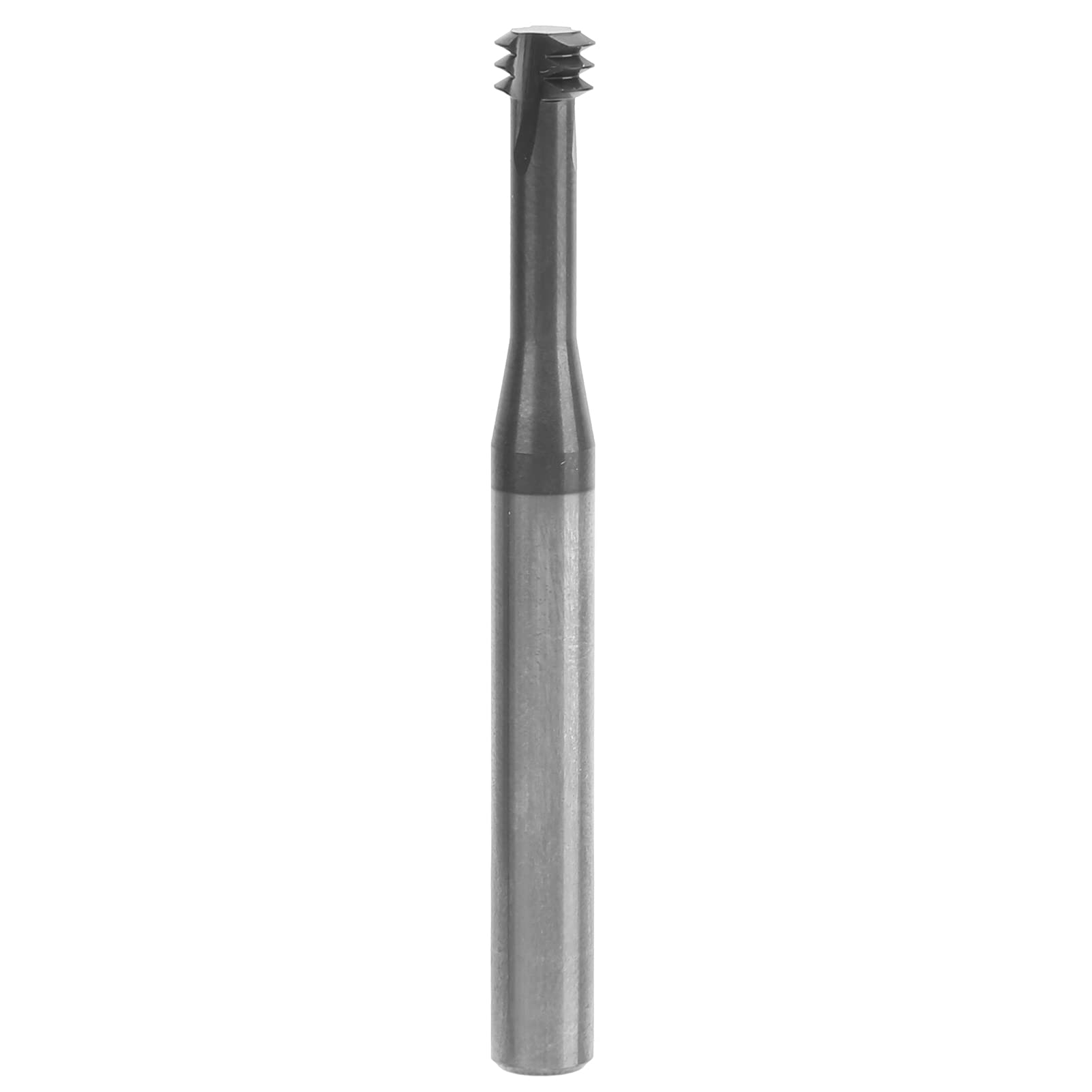 Fresa metrica 60° a 3 denti per incisione di filetti in acciaio al tungsteno M8x1,25xD6x60