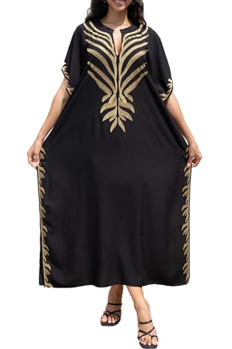Robe de nuit longue ethnique LikeJump pour vos soirées de détente et moments cocooning