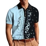 Men Poloshirt Casual Fashion Handsome T-Shirt 3D Digital Printing Trend Short Sleeve Holiday Outdoor Travel Retro Streetwear AA-01 S