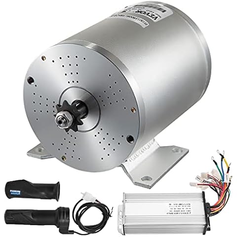 Mophorn DC Motor 48V Permanent Magnet Motor 1800W Permanent Magnet Micro DC Motor Hochgeschwindigkeit niederige Lärm für mini Bike Quad und Karting Cover