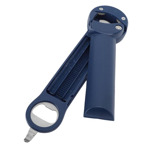 CFTGIW RETRACTABLE Jar Opener Adjustable Stainless STEEL Labor Saving Multifunctional Bottle Opener for Home Use Black of Opening All and STEEL DESIGN DESIGN INNOVATIVE RETRACTABLE Is (Blue)