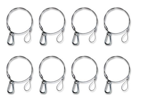 8 x filo di sicurezza 20 kg 750 mm Heavy Duty cavo catena di illuminazione palcoscenico DJ Disco