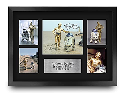 HWC Trading FR A3 Star Wars R2D2 & C3PO Los Regalos Imprimieron